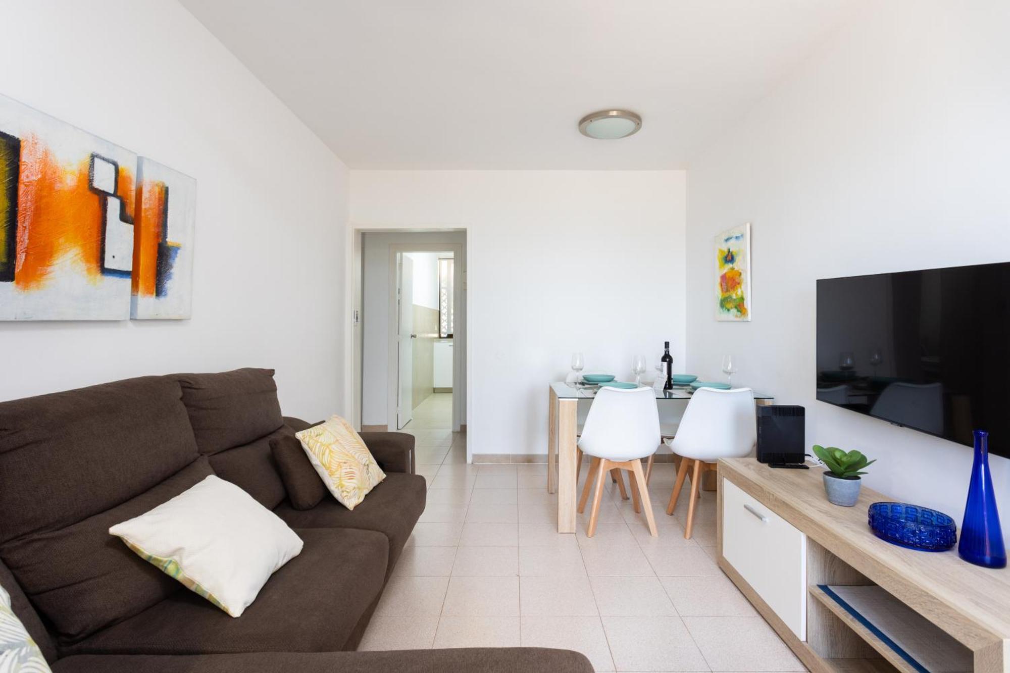 Frontline Playa Las Vistas With Pool, Parking, Sea ลอส กริสเตียนอส ภายนอก รูปภาพ