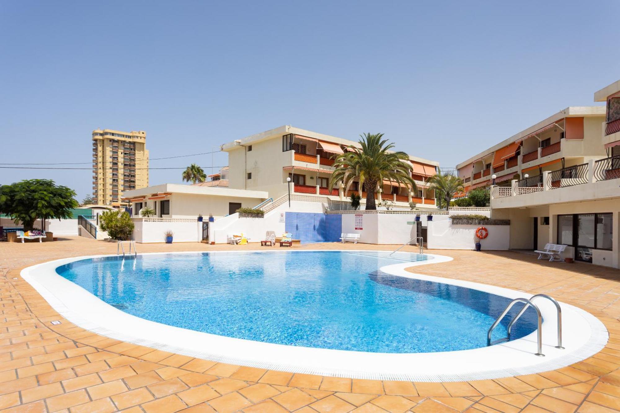 Frontline Playa Las Vistas With Pool, Parking, Sea ลอส กริสเตียนอส ภายนอก รูปภาพ
