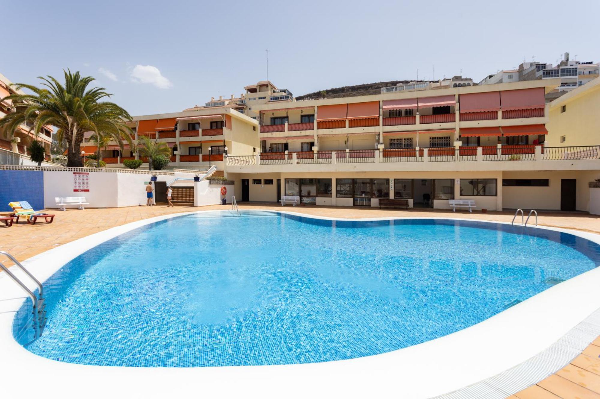 Frontline Playa Las Vistas With Pool, Parking, Sea ลอส กริสเตียนอส ภายนอก รูปภาพ