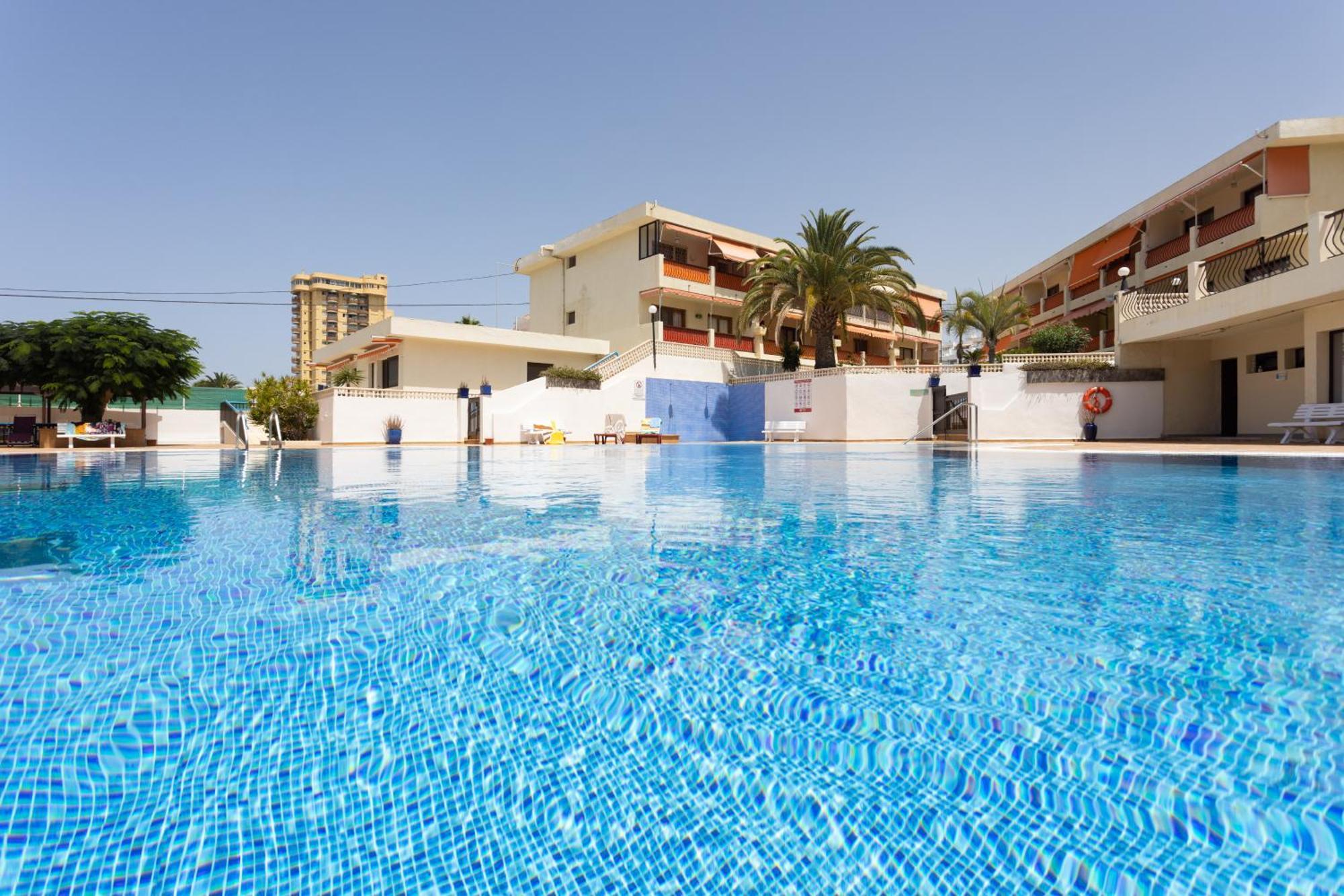 Frontline Playa Las Vistas With Pool, Parking, Sea ลอส กริสเตียนอส ภายนอก รูปภาพ