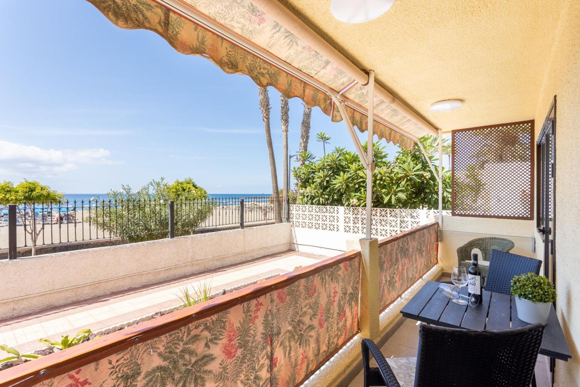Frontline Playa Las Vistas With Pool, Parking, Sea ลอส กริสเตียนอส ภายนอก รูปภาพ
