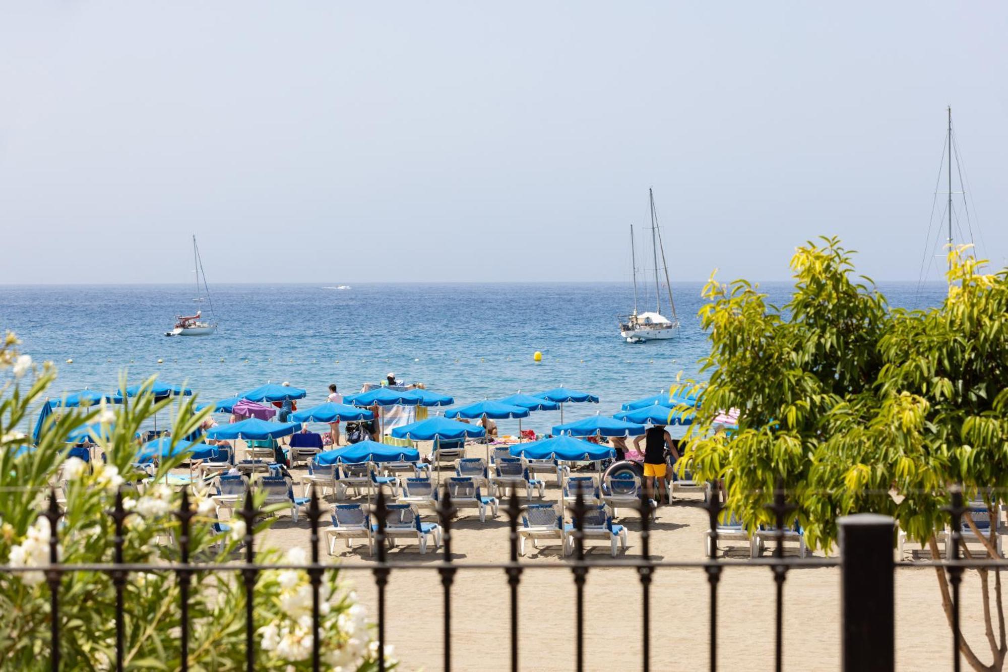 Frontline Playa Las Vistas With Pool, Parking, Sea ลอส กริสเตียนอส ภายนอก รูปภาพ